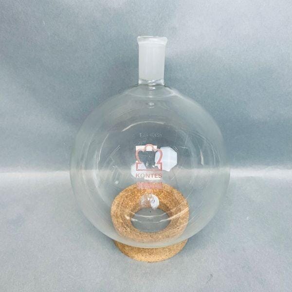 Kimble Kontes Round Bottom Flask 3000 ml Single Neck Heavy Wall Jointed Glassware Kimble