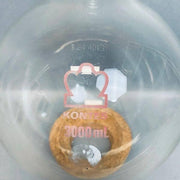 Kimble Kontes Round Bottom Flask 3000 ml Single Neck Heavy Wall Jointed Glassware Kimble