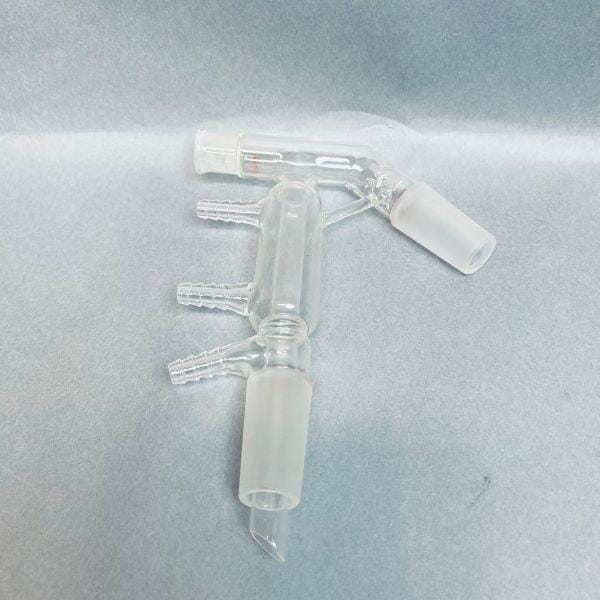 Kimble Kontes Short Path Vigreux Distillation Head 14/20 Thermometer Joint 24/40 Lower Jointed Glassware Kimble