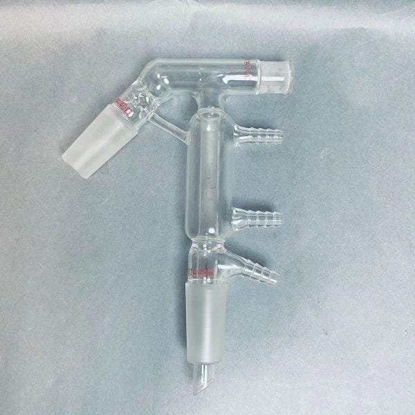 Kimble Kontes Short Path Vigreux Distillation Head 14/20 Thermometer Joint 24/40 Lower Jointed Glassware Kimble