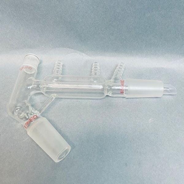 Kimble Kontes Short Path Vigreux Distillation Head 14/20 Thermometer Joint 24/40 Lower Jointed Glassware Kimble