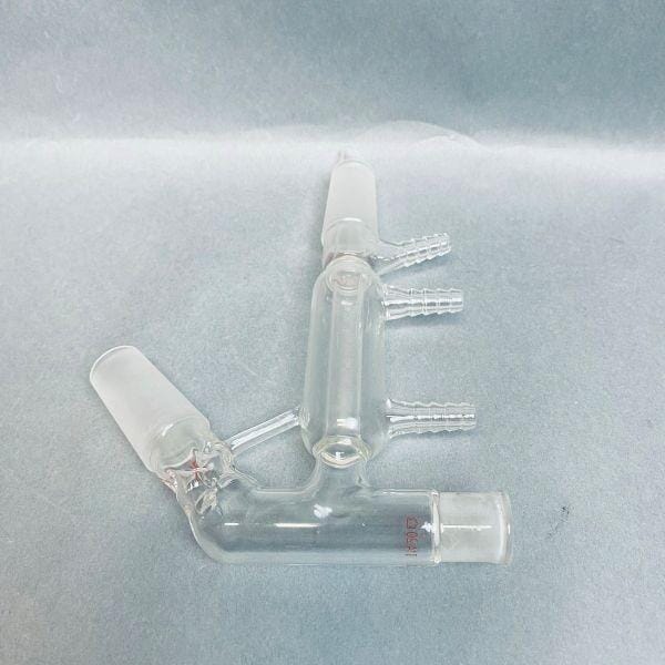 Kimble Kontes Short Path Vigreux Distillation Head 14/20 Thermometer Joint 24/40 Lower Jointed Glassware Kimble