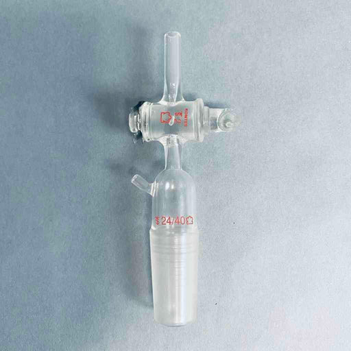 Kimble Kontes Straight Flow Control Adapter 24/40 Lower Jointed Glassware Kimble Kontes