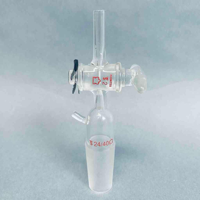 Kimble Kontes Straight Flow Control Adapter 24/40 Lower Jointed Glassware Kimble Kontes