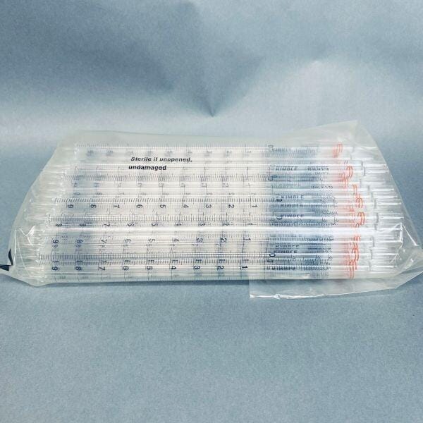 Kimble Serological Pipet Glass 10 x 1/10 ml Pack of 100 Pipets Pipettes & Pipette Tips Kimble
