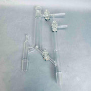 Kimble Variable Reflux Vacuum Distillation Head 29/42 Upper 24/40 Lower Joints with Glass Stopcock Jointed Glassware Kimble