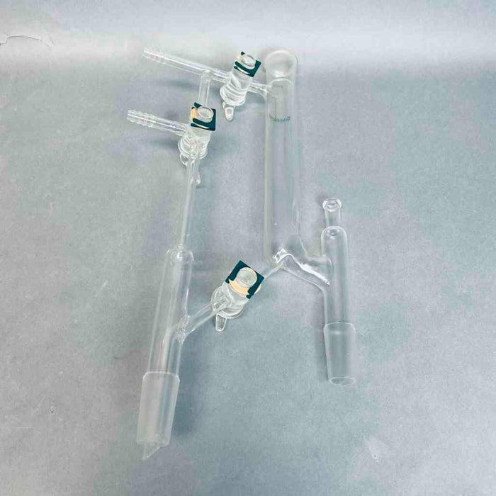 Kimble Variable Reflux Vacuum Distillation Head 29/42 Upper 24/40 Lower Joints with Glass Stopcock Jointed Glassware Kimble