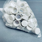 Kimble White Screw Cap with Pulp-Backed Aluminum Foil Liner 400 Caps Vials Kimble