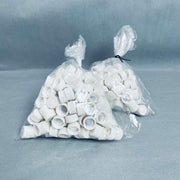 Kimble White Screw Cap with Pulp-Backed Aluminum Foil Liner 400 Caps Vials Kimble