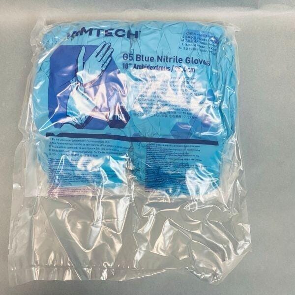 Kimtech G5 Nitrile Gloves Blue Double Bagged Case of 1000 Gloves Lab Gloves KIMTECH