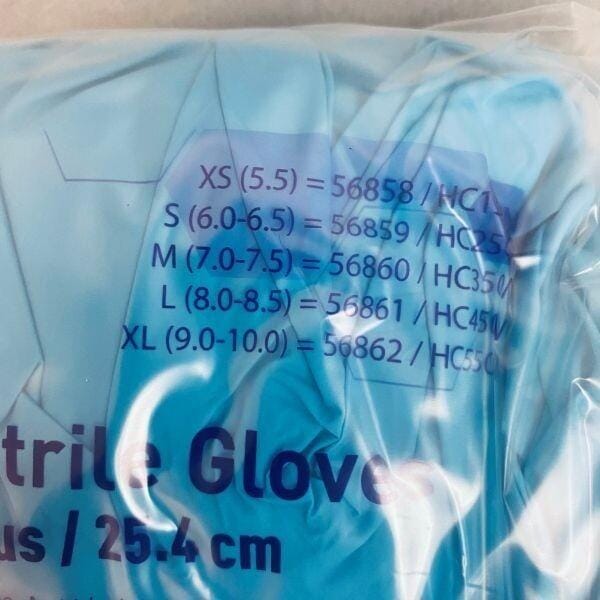 Kimtech G5 Nitrile Gloves Blue Double Bagged Case of 1000 Gloves Lab Gloves KIMTECH
