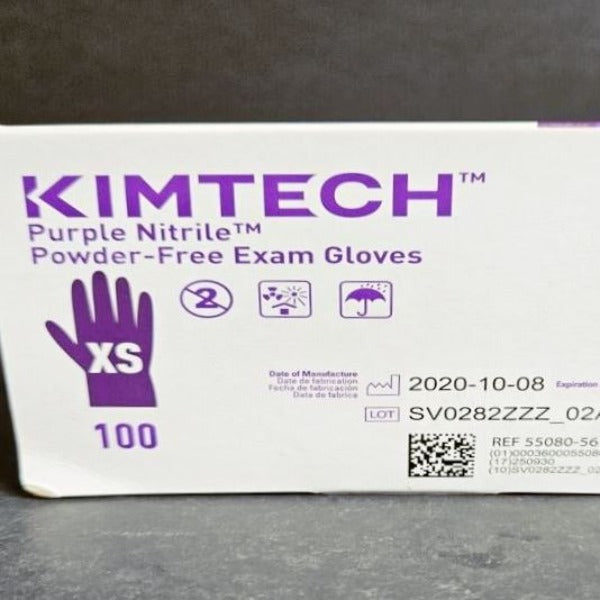 Kimtech Nitrile Exam Gloves Extra Small Powder Free 10 Boxes of 100 Gloves Each KIMTECH