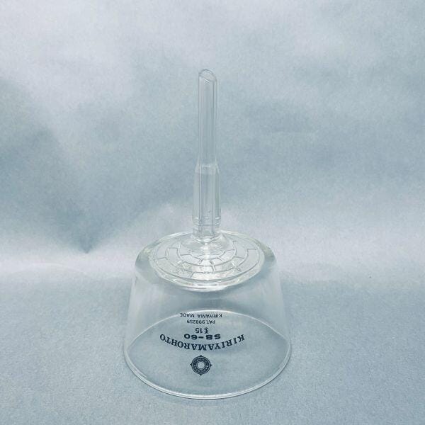 Kiriyama Glass Sliding Buchner Funnel 15/25 60 mm Diameter Glassware Kiriyama Glass