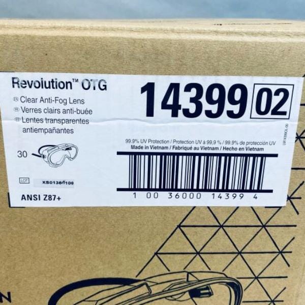 KleenGuard Protective Goggles Revolution Anti-Fog 15 Pairs of Goggles Safety Glasses & Goggles KleenGuard