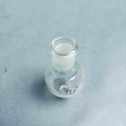 Kontes Bantam-Ware Pear-Shaped Flasks 25 ml 14/20 Outer Joint - Lot of 8 Flasks Jointed Glassware Kimble Kontes