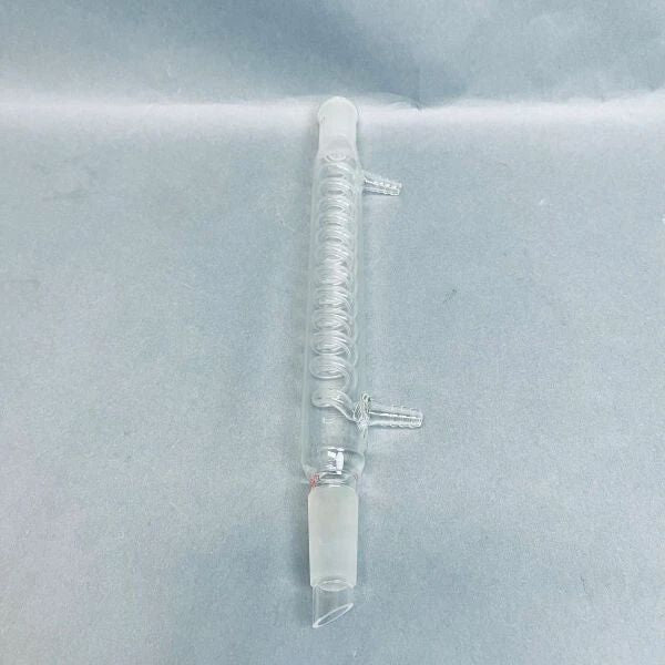Kontes Coil-Type Condenser 375 mm 24/40 Outer Joints Jointed Glassware Kimble