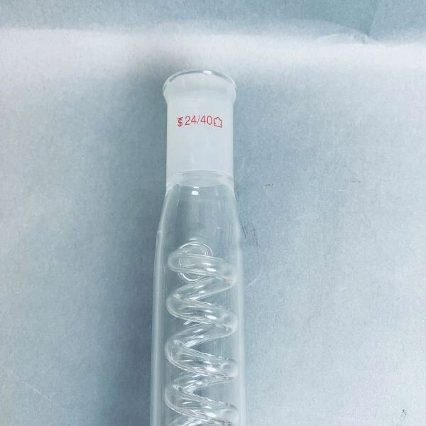 Kontes Coil-Type Condenser 375 mm 24/40 Outer Joints Jointed Glassware Kimble
