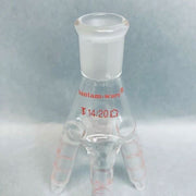 Kontes Cow-Type Distillation Reciever 3 ml 14/20 Outer Joint Jointed Glassware Kimble