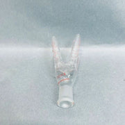 Kontes Cow-Type Distillation Reciever 3 ml 14/20 Outer Joint Jointed Glassware Kimble