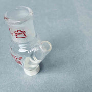 Kontes Pear Shaped Heavy Wall Distilling Flask 10 ml with 7 mm ID Side Tubulation - Lot of 3 Flasks Jointed Glassware Kimble Kontes