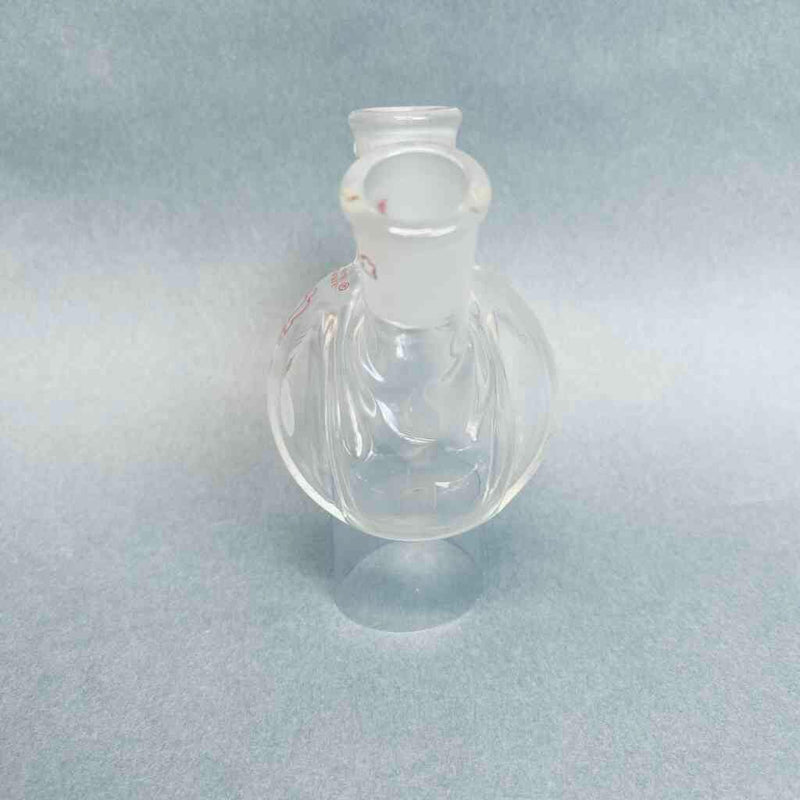 Kontes Round Bottom Flask 100 ml 3-Neck 14/20 Joints Angled with Morton Indents Jointed Glassware Kontes