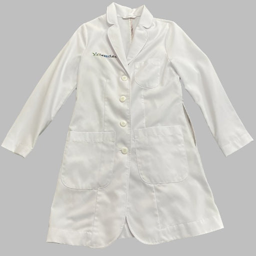 Lab Coat 2P CanMedLabs Logo with 3 Front Pockets and Side Vents Other Ellody