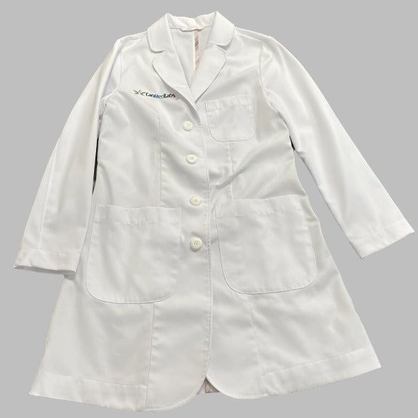 Lab Coat 4P with CanMedLabs Logo 3 Front Pockets and Side Vents Other Ellody