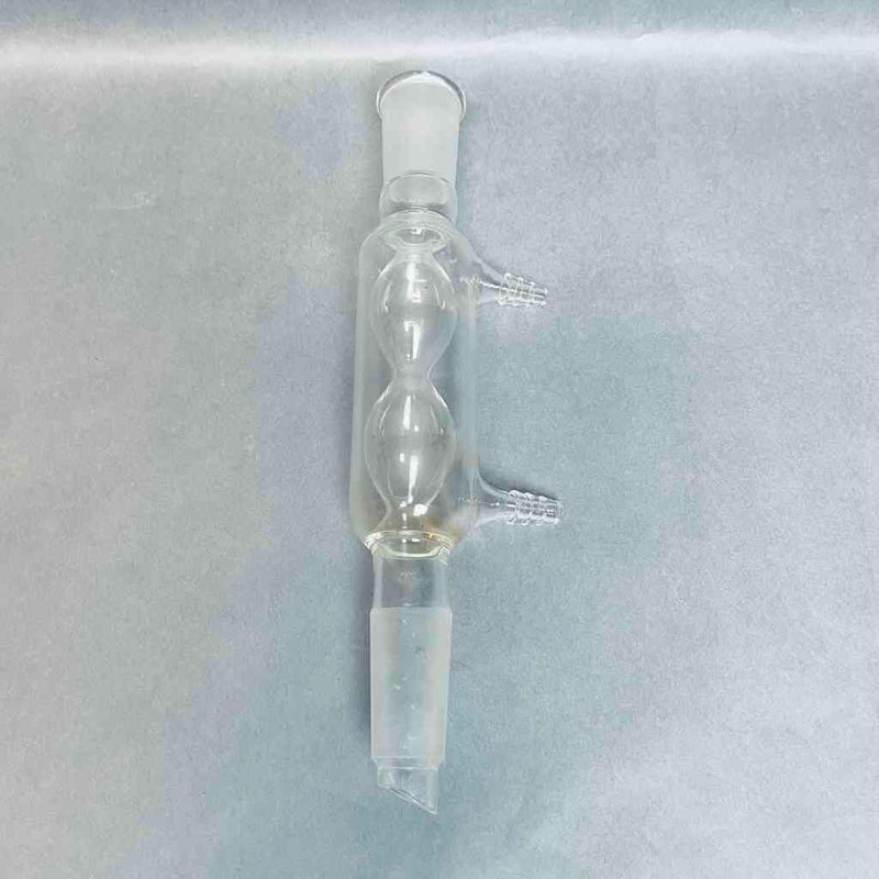 Lab Glass Allihn Condenser 24/40 Joints 110 mm Jacket Length Jointed Glassware Lab Glass