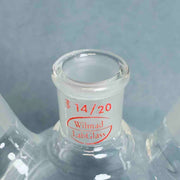 LabGlass 100 ml 3-Neck Round Bottom Flask Angled 14/20 Outer Joint Jointed Glassware Lab Glass