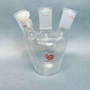 LabGlass European Style 4 Neck Flask 250 ml 24/40 STJ with #7 Thread Jointed Glassware LabGlass