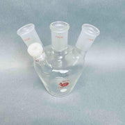 LabGlass European Style 4 Neck Flask 250 ml 24/40 STJ with #7 Thread Jointed Glassware LabGlass