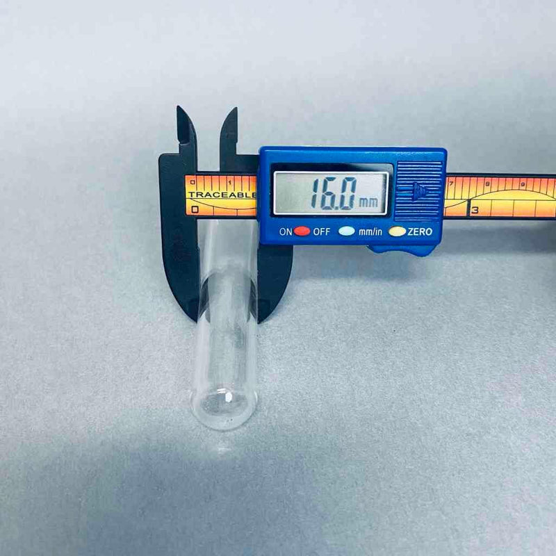 LabGlass Glass Test Tube 16 x 90 mm with Rim Top Case of 100 Tubes Life Sciences Trading