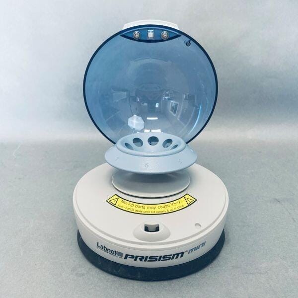 Labnet Prism Mini Centrifuge with Two Rotors (2.0ml/0.2ml) and Adapters, 120V Centrifuges Labnet