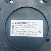 Labnet Prism Mini Centrifuge with Two Rotors (2.0ml/0.2ml) and Adapters, 120V Centrifuges Labnet