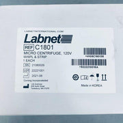 Labnet Prism Mini Centrifuge with Two Rotors (2.0ml/0.2ml) and Adapters, 120V Centrifuges Labnet