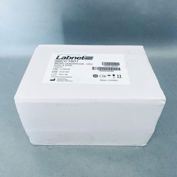 Labnet Prism Mini Centrifuge with Two Rotors (2.0ml/0.2ml) and Adapters, 120V Centrifuges Labnet
