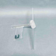 Laboratory Glass Three Way Glass Stopcock Adapter 1/2 in. OD Glassware Laboratory Glass