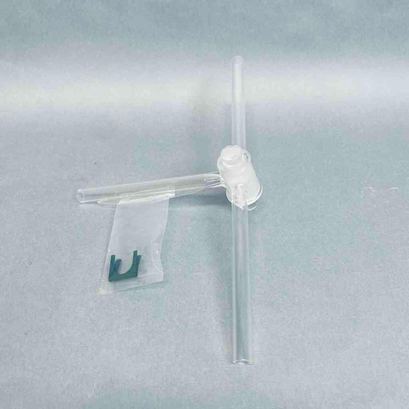 Laboratory Glass Three Way Glass Stopcock Adapter 1/2 in. OD Glassware Laboratory Glass