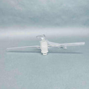 Laboratory Glass Three Way Glass Stopcock Adapter 1/2 in. OD Glassware Laboratory Glass