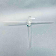 Laboratory Glass Three Way Glass Stopcock Adapter 1/4 in. ID Jointed Glassware Laboratory Glass