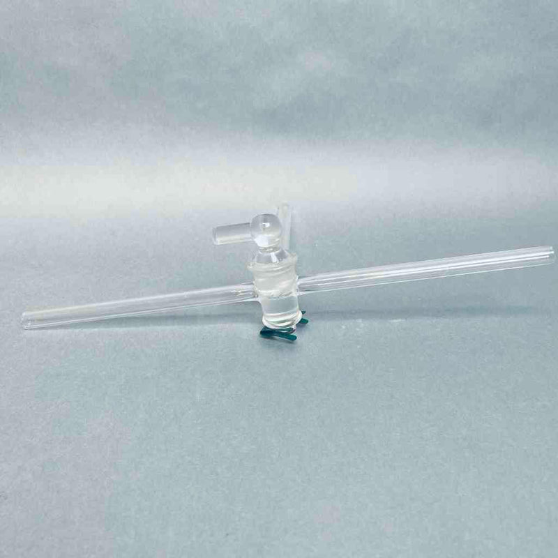 Laboratory Glass Three Way Glass Stopcock Adapter 1/4 in. ID Jointed Glassware Laboratory Glass