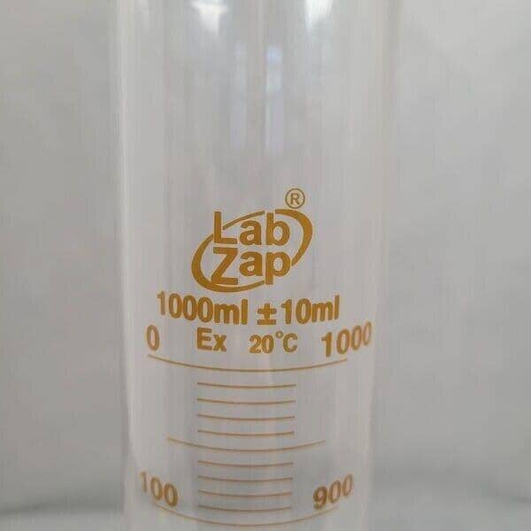 LabZap Graduated Cylinder 1000 ml Economy Grade with Removable Base Graduated Cylinders LabZap