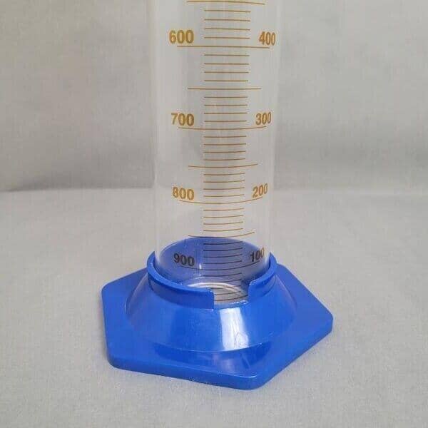 LabZap Graduated Cylinder 1000 ml Economy Grade with Removable Base Graduated Cylinders LabZap