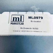 MarketLab Extreme Temperature Storage Box Divider for ML6322 Bins 2 Sets of 7 Each Bins & Cabinets MarketLab
