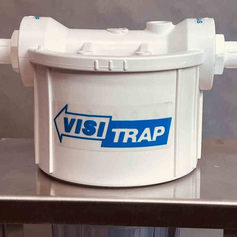 Mass-Vac Visitrap Vacuum Inlet Trap 9.5 in. Sump with Stainless Steel Mount Other Vacuum Pumps Mass-Vac