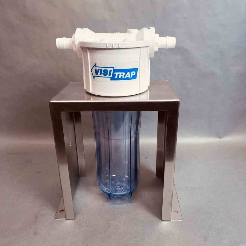 Mass-Vac Visitrap Vacuum Inlet Trap 9.5 in. Sump with Stainless Steel Mount Other Vacuum Pumps Mass-Vac