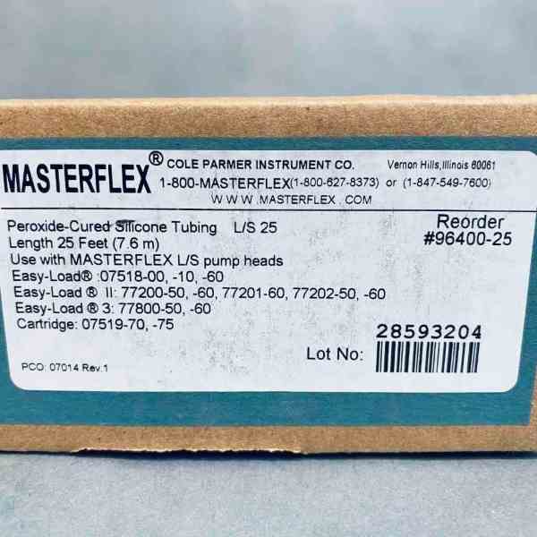 Masterflex Peroxide-Cured Silicone Tubing L/S 25 Total of 25 Feet Hose & Tubing MasterFlex