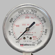 Matheson Regulator High Pressure Purity Line with Gauge and Fittings Warranty Lab Equipment::Other Lab Equipment Matheson