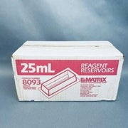 Matrix Reagent Reservoir Sterile 25 ml Case of 100 Reservoirs Reagent Reservoirs Matrix