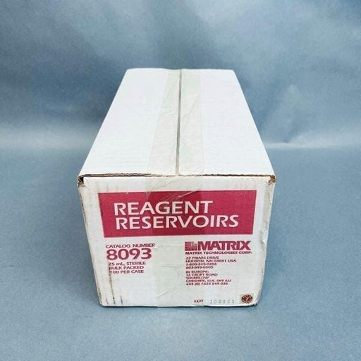 Matrix Reagent Reservoir Sterile 25 ml Case of 100 Reservoirs Reagent Reservoirs Matrix